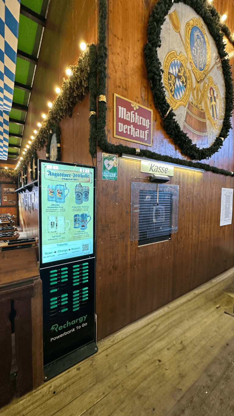 Werbung auf Oktoberfest